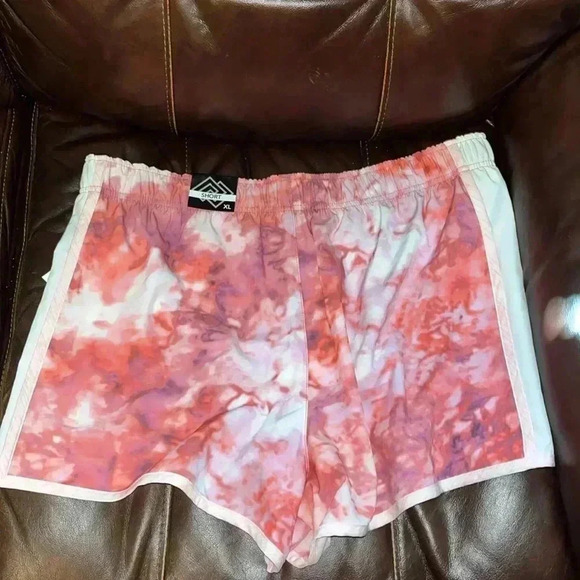 🆕 Zelos Peach Colored Tye Die Shorts Size XL - Picture 4 of 7